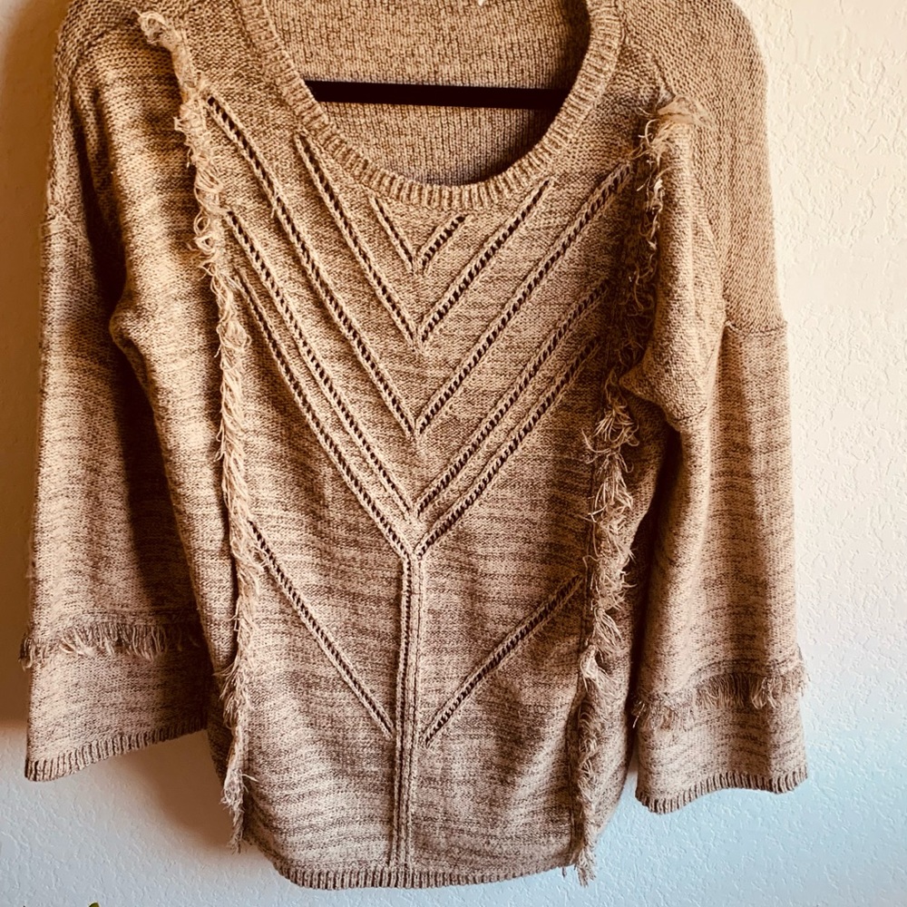 Boho Dream Winter Sweater Tan